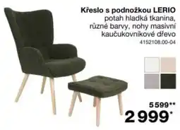 Sconto Lerio křeslo s podnožkou nabídka