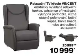 Sconto Vincent relaxační TV křeslo nabídka