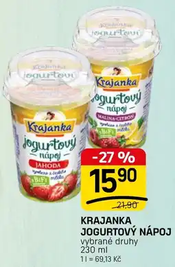 Flop Krajanka jogurtový nápoj nabídka