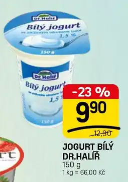 Flop Dr.Halíř bílý jogurt nabídka