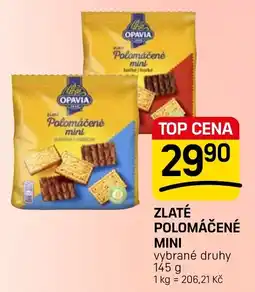 Flop Opavia zlaté polomáčené mini nabídka