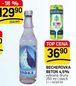 Flop Becherovka beton 4,5% nabídka