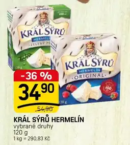 Flop Král sýrů hermelín nabídka