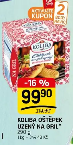 Flop Koliba oštěpek uzený na gril nabídka