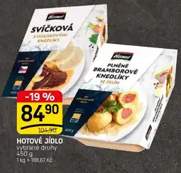 Flop Hame svíčková s houskovými knedlíky nabídka