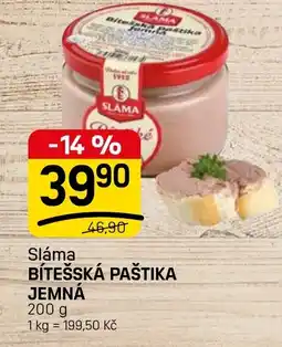 Flop Sláma bítešská paštika jemná nabídka