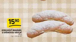 Flop Koblihový banánek s krémovou náplní nabídka