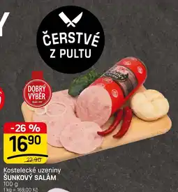 Flop Kostelecké uzeniny šunkový salám nabídka