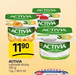 Flop Activia vybrané druhy nabídka