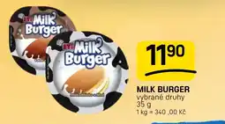 Flop EtI milk burger nabídka