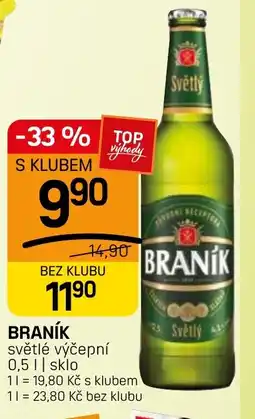 Flop Braník světlé výčepní nabídka
