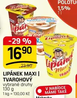 Flop Lipánek maxi tvarohový nabídka