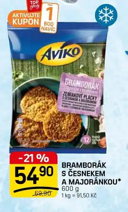 Flop Aviko bramborák s česnekem a majoránkou nabídka
