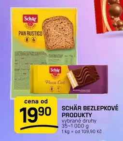 Flop Schär bezlepkové produkty nabídka