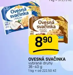 Flop Ovesná svačinka nabídka