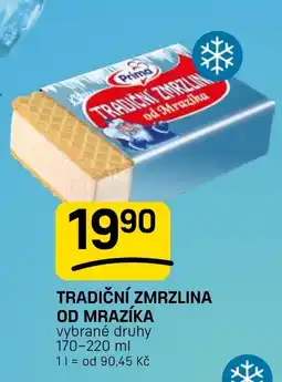 Flop Primo tradiční zmrzlina nabídka