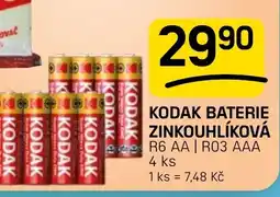 Flop Kodak baterie zinkouhlíková nabídka