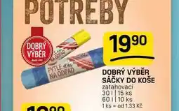 Flop DOBRÝ VÝBĚR SÁČKY DO KOŠE zatahovací 301|15 ks nabídka