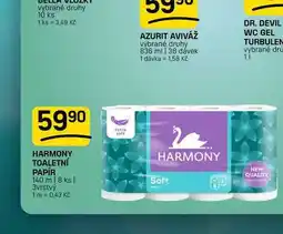 Flop HARMONY TOALETNÍ PAPÍR 140 m | 8 ks | 3vrstvý nabídka
