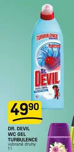 Flop DR. DEVIL WC GEL TURBULENCE vybrané druhy nabídka