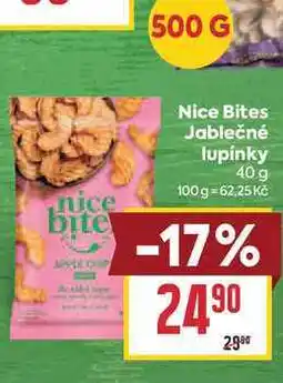 Billa Nice Bites Jablečné lupínky nabídka