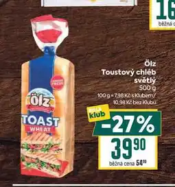 Billa Ölz Toustový chléb světlý nabídka