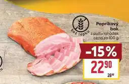 Billa Paprikový bok z pultu lahůdek cena za nabídka