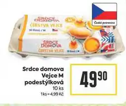 Billa Srdce domova Vejce M podestýlková 10 ks nabídka