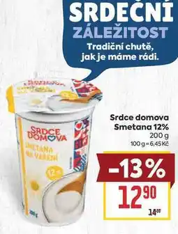 Billa Srdce domova Smetana 12% nabídka