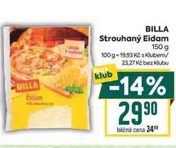 Billa BILLA Strouhaný Eidam nabídka