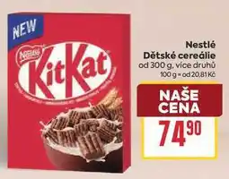 Billa Nestlé Dětské cereálie od nabídka