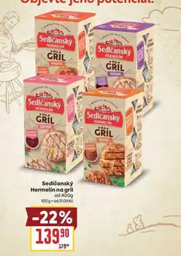 Billa Sedlčanský Hermelín na gril od nabídka