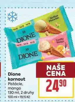 Billa Dione kornout Pistácie, mango nabídka