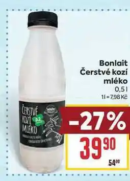Billa Bonlait Čerstvé kozí mléko nabídka