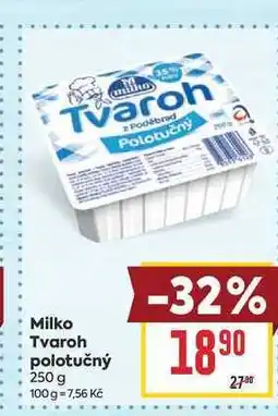 Billa Milko Tvaroh polotučný nabídka