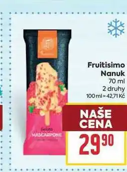Billa Fruitisimo Nanuk nabídka