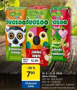 Tesco Hello Pitíčko, 250 ml, více druhů nabídka