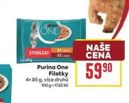 Billa Purina One Filetky 4× nabídka