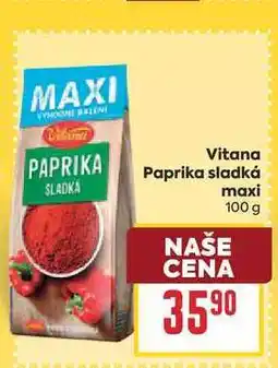 Billa Vitana Paprika sladká maxi nabídka