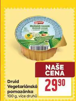 Billa Druid Vegetariánská pomazánka nabídka