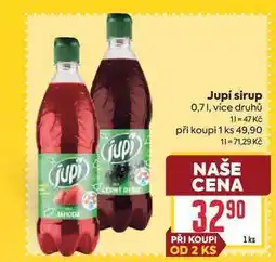 Billa Jupí sirup nabídka