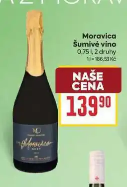 Billa Moravica Šumivé víno nabídka