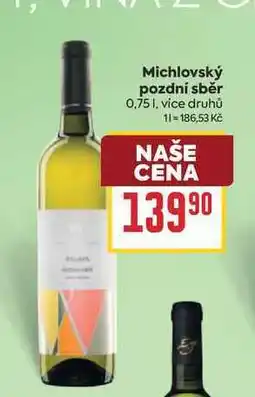 Billa Michlovský pozdní sběr nabídka