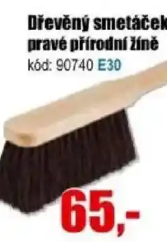 EVA Dřevěný smetáček pravé přírodní žíně nabídka