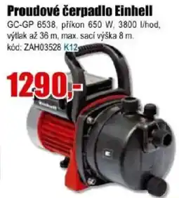 EVA Einhell proudové čerpadlo GC-GP 6538 nabídka