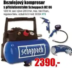 EVA Scheppach bezolejový kompresor nabídka
