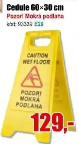 EVA Cedule mokrá podlaha nabídka