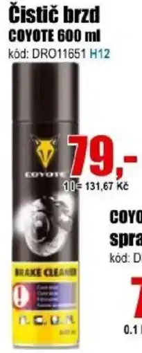 EVA Coyote čistič brzd nabídka