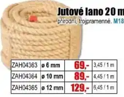 EVA Jutové lano nabídka