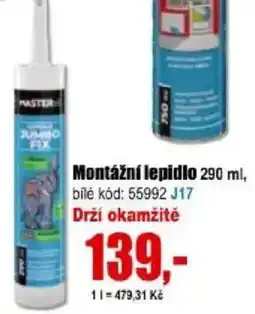 EVA Master montážní lepidlo nabídka